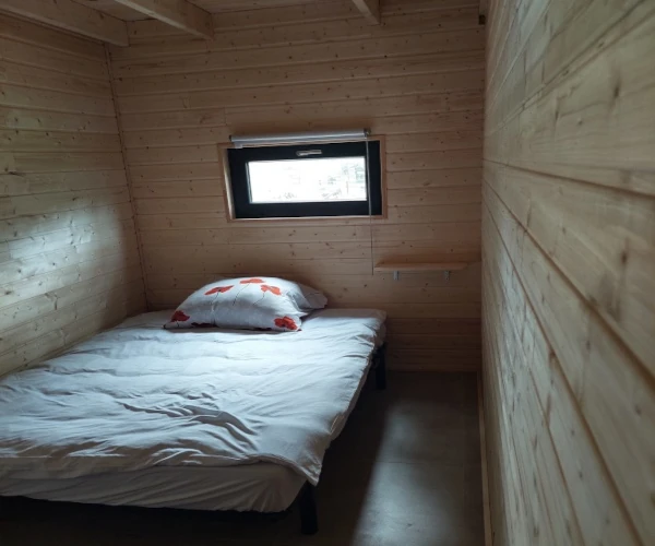 Rzut domu Barn 35 m2 z antresolą 16 m2