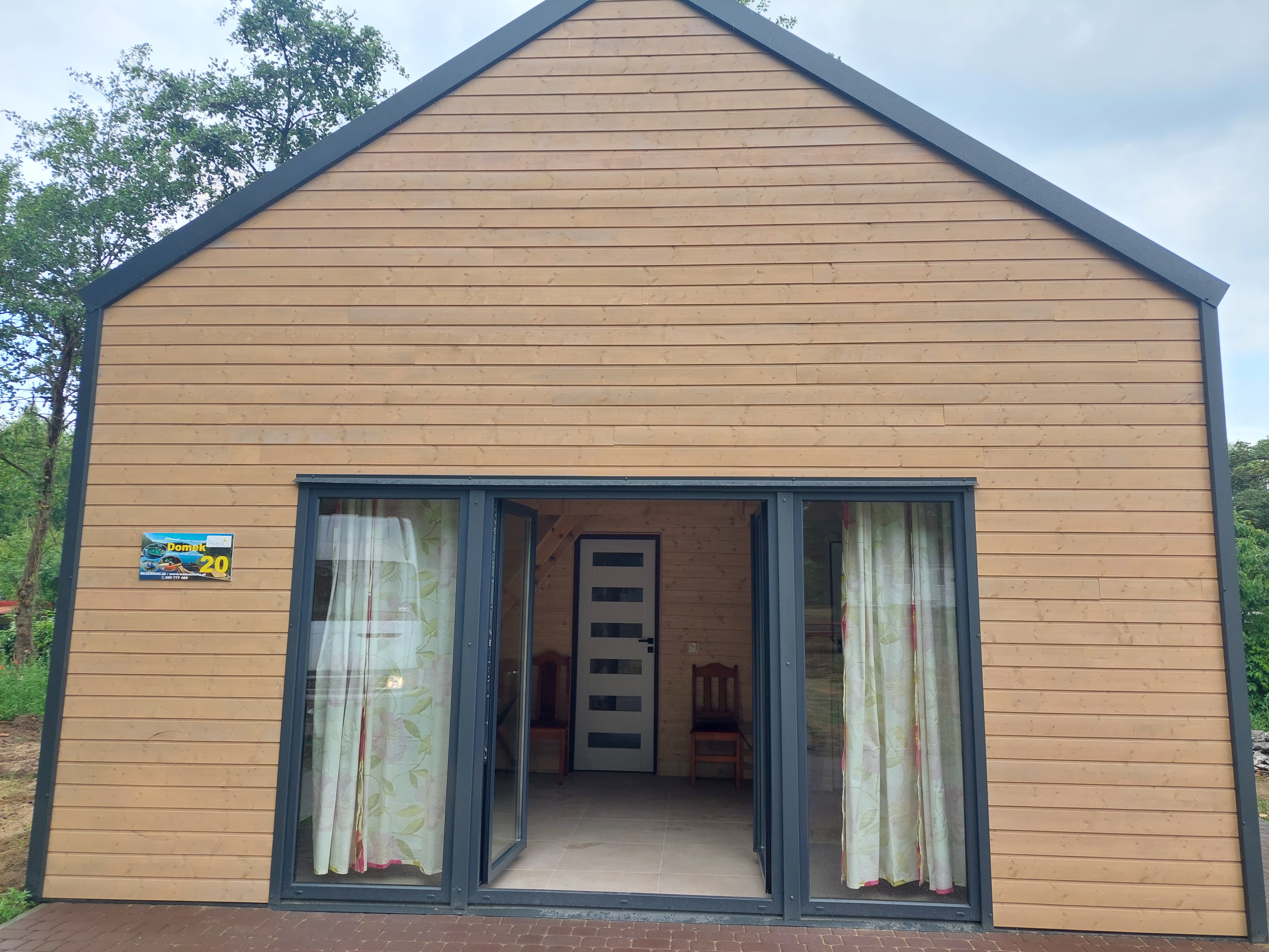 Rzut domu Barn 35 m2 z antresolą 16 m2